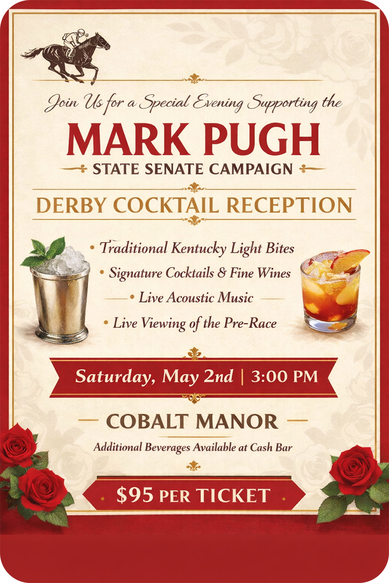 Kentucky Derby Party, Saturday, May 2nd, 3PM Cobalt Manor in Smyrna DE 