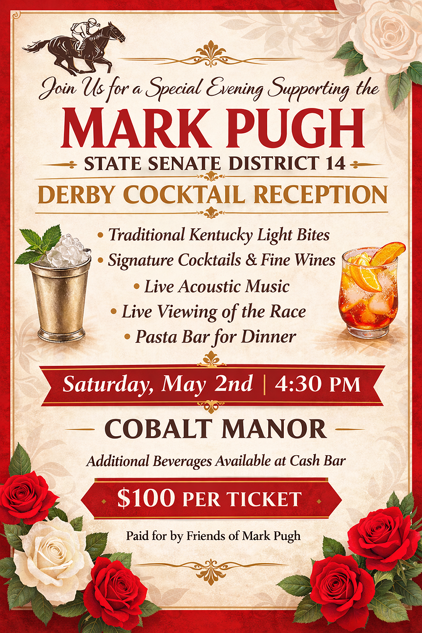 Kentucky Derby Party, Saturday, May 2nd, 4:30PM-7:30 PM Cobalt Manor in Smyrna DE